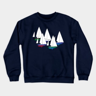 Hinckley Bermuda 40 Yawl Sailboats Racing Crewneck Sweatshirt